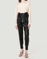 DIGWED OPEN LACE HIGH NECK TOP image number null